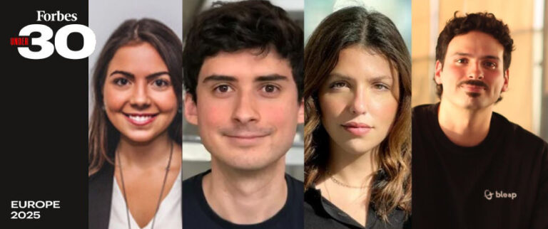 Quatro jovens portugueses brilham na lista “30 Under 30 Europe” da Forbes 2025